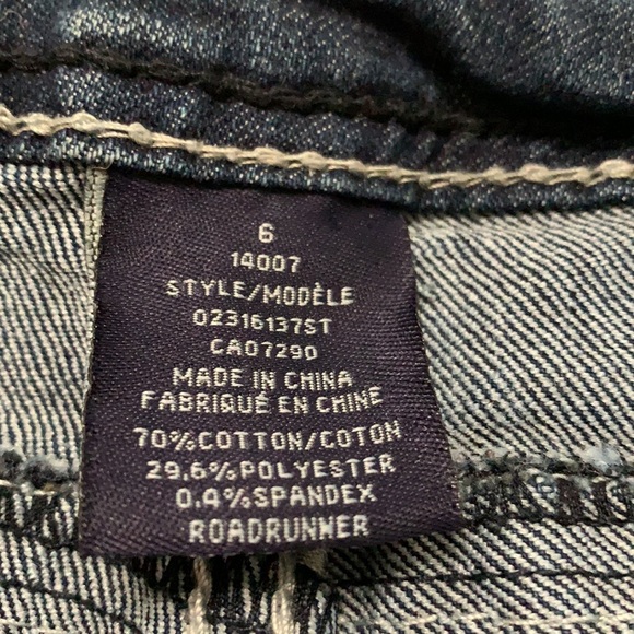 Roadrunner Apparel Embellished Jeans Size 6 - Picture 4 of 6